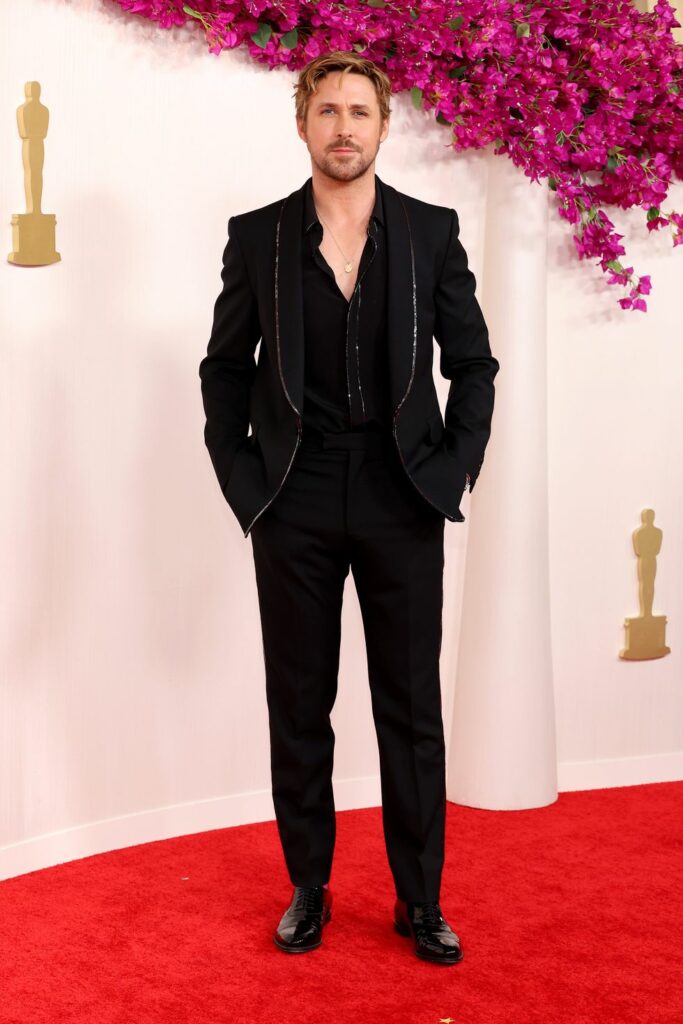 Ryan Gosling in custom Gucci