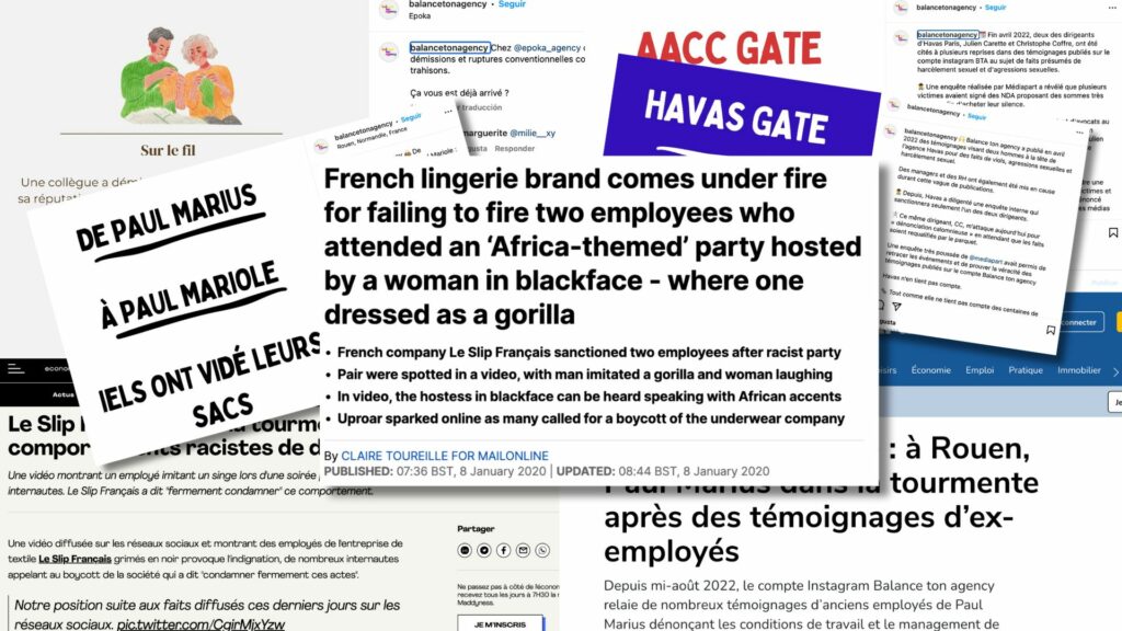 Le Slip Français, Paul Marius and Havas scandal